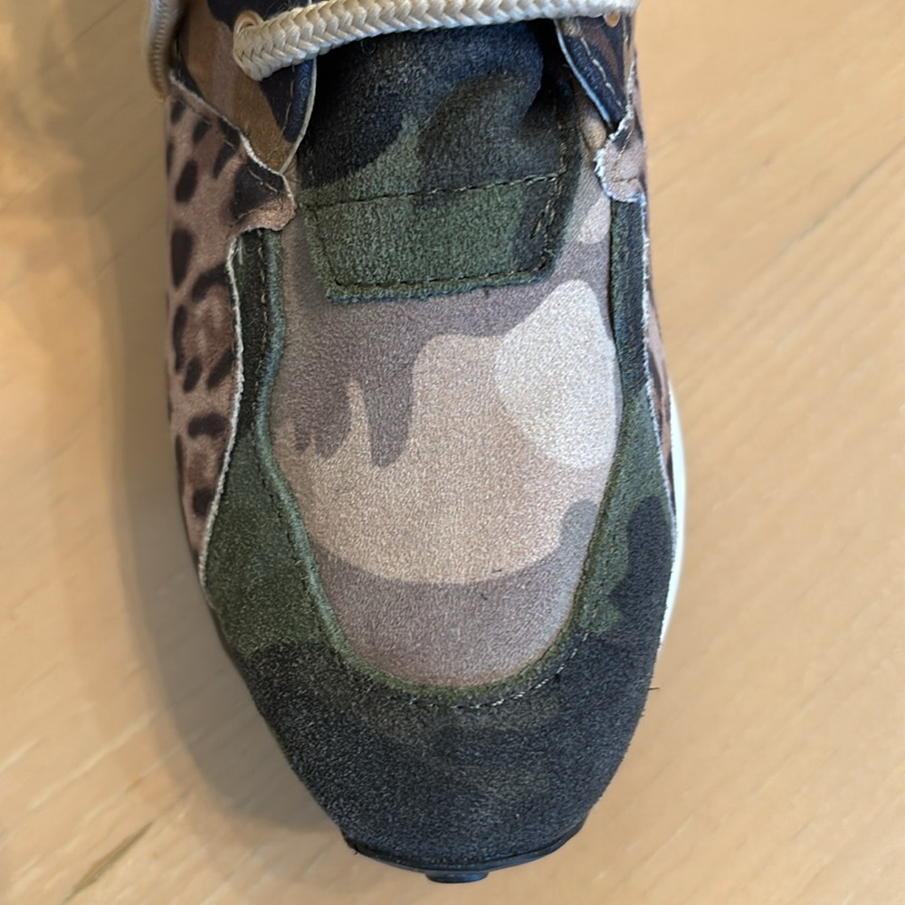 Steve Madden Cliff Camo and Leopard Cliff Sneakers - Size 6.5 - Picture 7 of 10